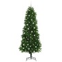 Árbol de Navidad con 300 LED con soporte Verde 240 cm PE