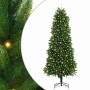 Árbol de Navidad con 300 LED con soporte Verde 240 cm PE