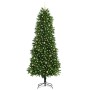 Árbol de Navidad con 300 LED con soporte Verde 240 cm PE
