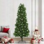 Árbol de Navidad con 300 LED con soporte Verde 240 cm PE