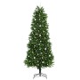 Árbol de Navidad con 300 LED con soporte Verde 240 cm PE