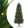 Árbol de Navidad con 300 LED con soporte Verde 240 cm PE