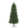 Árbol de Navidad con 300 LED con soporte Verde 240 cm PE
