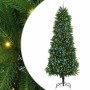 Árbol de Navidad con 300 LED con soporte Verde 240 cm PE
