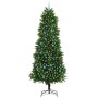 Árbol de Navidad con 300 LED con soporte Verde 240 cm PE