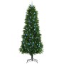 Árbol de Navidad con 300 LED con soporte Verde 240 cm PE