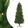 Árbol de Navidad con 300 LED con soporte Verde 240 cm PE