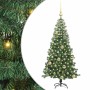 Árbol de Navidad con 150 LED con soporte Verde 120 cm PVC