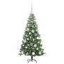 Árbol de Navidad con 150 LED con soporte Verde 120 cm PVC
