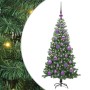 Árbol de Navidad con 150 LED con soporte Verde 120 cm PVC