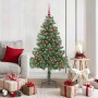 Árbol de Navidad con 150 LED con soporte Verde 150 cm PVC