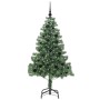 Árbol de Navidad con 150 LED con soporte Verde 150 cm PVC
