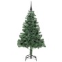 Árbol de Navidad con 150 LED con soporte Verde 150 cm PVC