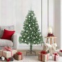 Árbol de Navidad con 150 LED con soporte Verde 150 cm PVC