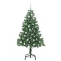 Árbol de Navidad con 150 LED con soporte Verde 150 cm PVC