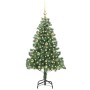 Árbol de Navidad con 150 LED con soporte Verde 150 cm PVC