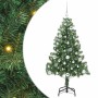Árbol de Navidad con 150 LED con soporte Verde 150 cm PVC