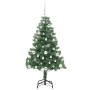 Árbol de Navidad con 150 LED con soporte Verde 150 cm PVC