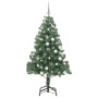 Árbol de Navidad con 300 LED con soporte Verde 180 cm PVC