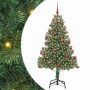 Árbol de Navidad con 300 LED con soporte Verde 180 cm PVC