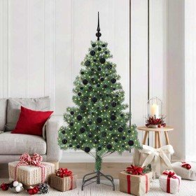 Árbol de Navidad con 300 LED con soporte Verde 180 cm PVC