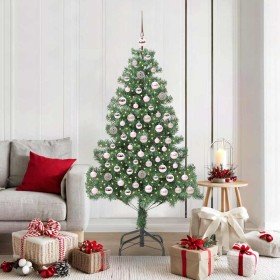 Árbol de Navidad con 300 LED con soporte Verde 180 cm PVC