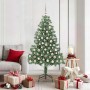 Árbol de Navidad con 300 LED con soporte Verde 180 cm PVC