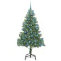 Árbol de Navidad con 300 LED con soporte Verde 180 cm PVC