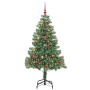 Árbol de Navidad con 300 LED con soporte Verde 180 cm PVC