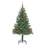 Árbol de Navidad con 300 LED con soporte Verde 180 cm PVC