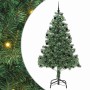 Árbol de Navidad con 300 LED con soporte Verde 210 cm PVC