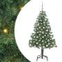 Árbol de Navidad con 300 LED con soporte Verde 210 cm PVC