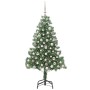 Árbol de Navidad con 300 LED con soporte Verde 210 cm PVC