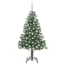 Árbol de Navidad con 300 LED con soporte Verde 210 cm PVC