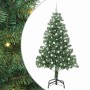 Árbol de Navidad con 300 LED con soporte Verde 210 cm PVC