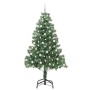Árbol de Navidad con 300 LED con soporte Verde 210 cm PVC