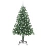 Árbol de Navidad con 300 LED con soporte Verde 210 cm PVC