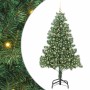 Árbol de Navidad con 300 LED con soporte Verde 210 cm PVC