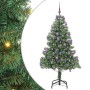Árbol de Navidad con 300 LED con soporte Verde 210 cm PVC
