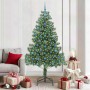 Árbol de Navidad con 300 LED con soporte Verde 210 cm PVC