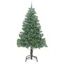 Árbol de Navidad con 300 LED con soporte Verde 210 cm PVC