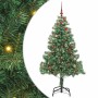 Árbol de Navidad con 300 LED con soporte Verde 210 cm PVC