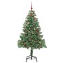 Árbol de Navidad con 300 LED con soporte Verde 210 cm PVC
