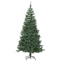 Árbol de Navidad con 300 LED con soporte Verde 240 cm PVC
