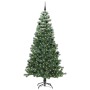 Árbol de Navidad con 300 LED con soporte Verde 240 cm PVC