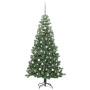 Árbol de Navidad con 300 LED con soporte Verde 240 cm PVC