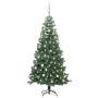 Árbol de Navidad con 300 LED con soporte Verde 240 cm PVC
