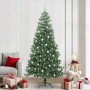 Árbol de Navidad con 300 LED con soporte Verde 240 cm PVC
