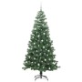 Árbol de Navidad con 300 LED con soporte Verde 240 cm PVC