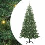 Árbol de Navidad con 300 LED con soporte Verde 240 cm PVC